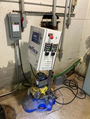 irrigation pump at Evansville CC in Evansville, IN